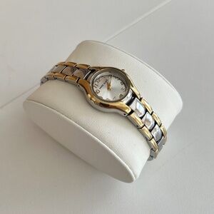 ANNE KLEIN TWO TONE DRESS WOMENS WATCH